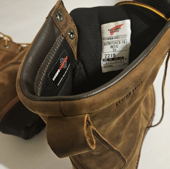 Red Wing 2219 Roughneck Waterproof Insulated Safety Toe Boots Men’s Size 12 Wide main image 9